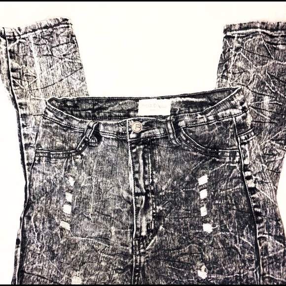 Rox denim sz 9 highwaisted acidwash stretch jeans - Picture 4 of 7